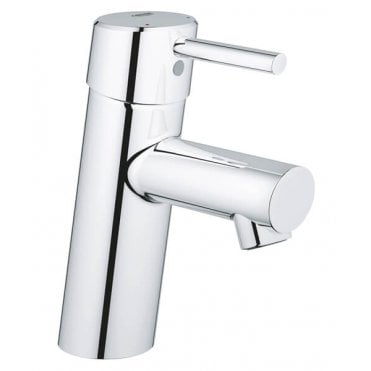 Grohe Concetto S Size Basin Mixer Tap With Click Waste - Chrome