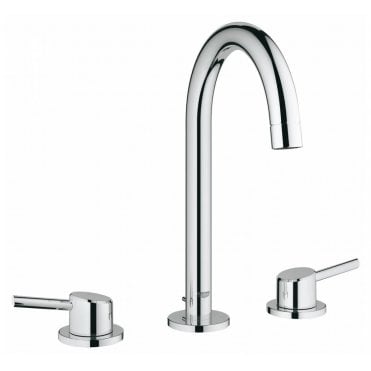 Grohe Concetto Three-Hole Basin Mixer 1/2" L-Size - 20216001