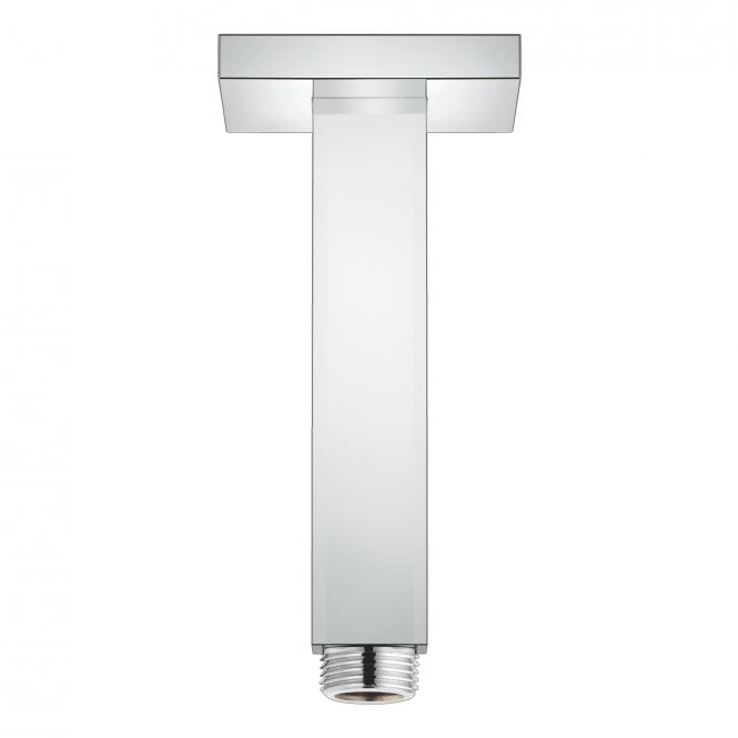 Grohe  Cube Square Rainshower Shower Arm 154mm Ceiling Mount 1/2