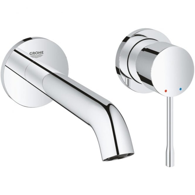 Grohe  Essence 2 Hole M Size Basin Mixer Tap - Chrome