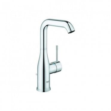 Grohe Essence L-Size Basin Mixer Tap With Pop Up Waste (Select Finish)