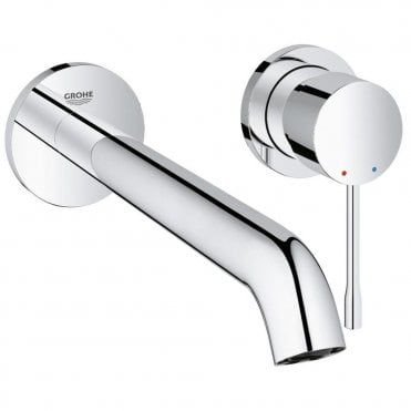 Grohe Essence New L Size 2 Hole Basin Mixer Tap - Chrome