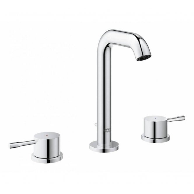 Grohe  Essence New Three Hole M-Size Basin Mixer With Pop Up Waste 20296001