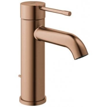 Grohe Essence S-Size Basin Mixer Tap With Pop Up Waste -  Brushed Sunset