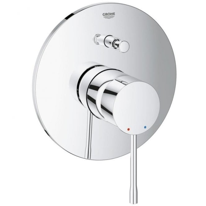 Grohe  Essence Shower Mixer Trim Set With Single Lever and Diverter - Chrome