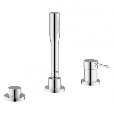 Grohe Essence Single Lever 3 hole Bath Combination - Chrome