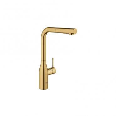 Grohe Essence Single Lever Kitchen Sink Mixer Tap With Pull Out Spray (Select Finish)