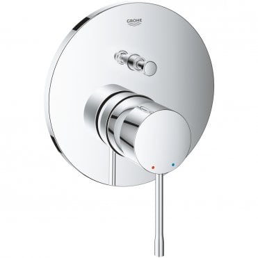 Grohe Essence Single Lever Shower Mixer With 2 Way Diverter - Chrome