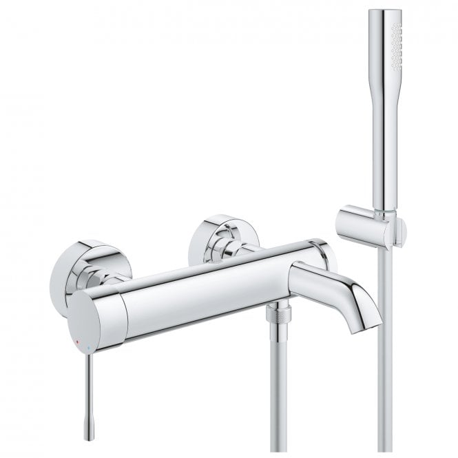 Grohe  Essence Single Lever Wall Bath/Shower Mixer Tap - Chrome