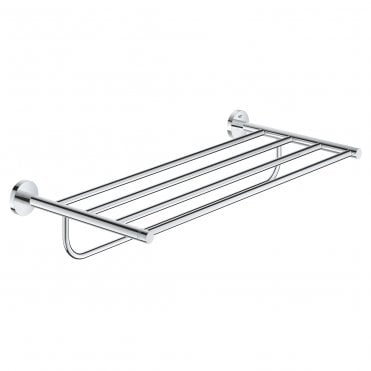 Grohe Essentials 550mm Multi Bath Towel Rack - Chrome