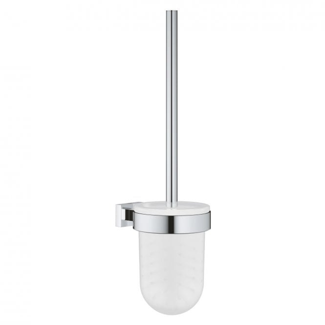 Grohe  Essentials Cube Toilet Brush Set - Chrome