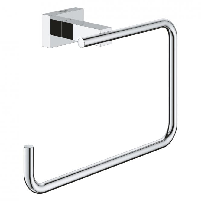 Grohe  Essentials Cube Towel Ring - Chrome