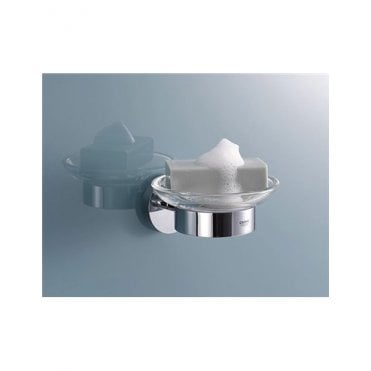 Grohe Essentials Glass/Soap Dish Holder - Chrome