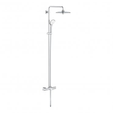 Grohe Euphoria 260 Shower System With Bath Thermostat For Wall Mounting  - Chrome
