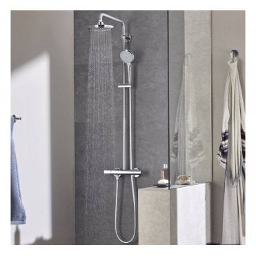 Grohe Euphoria System 180 Shower system with thermostat for wall mounting - Chrome - 27296001
