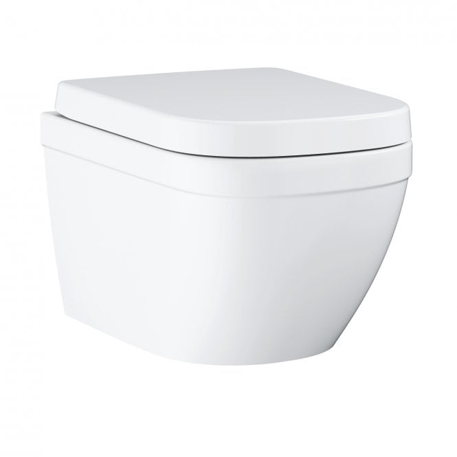 Grohe  Euro Ceramic Wall Hung WC Set - White-39554000