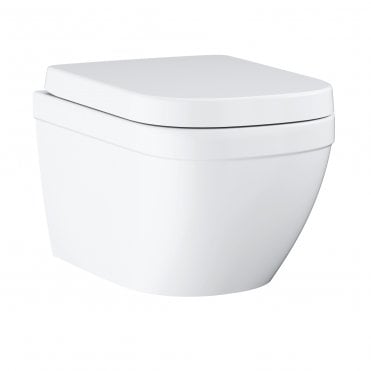 Grohe Euro Ceramic Wall Hung WC Set - White-39554000