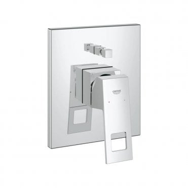 Grohe Euro cube Bath Shower Mixer Trim Set With  Single Lever - Chrome