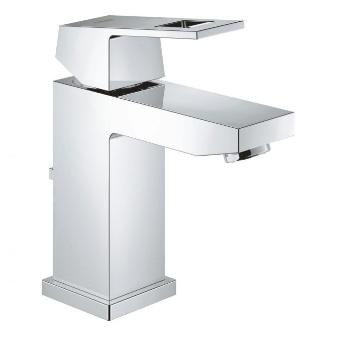 Grohe  Euro cube Small Basin Mixer Tap With Pop-Up Waste - Chrome