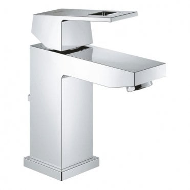 Grohe Euro cube Small Basin Mixer Tap With Pop-Up Waste - Chrome