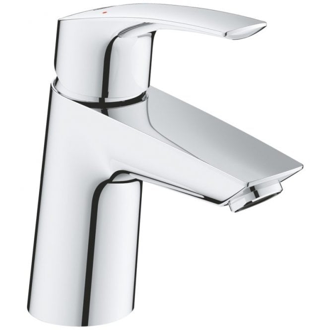 Grohe  Euro smart Angled S-Size Smooth Body Basin Mixer Tap - Chrome