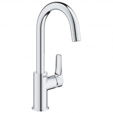 Grohe Euro smart L-Size Basin Mixer Tap With Push Waste - Chrome