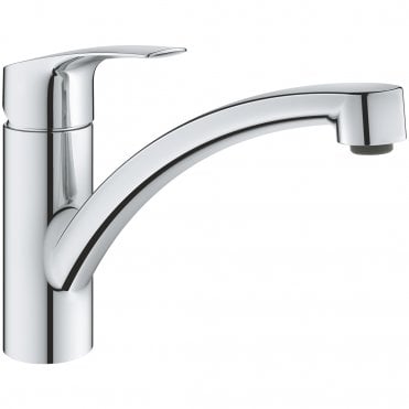 Grohe Euro smart Low Spout Single Lever Kitchen Sink Mixer Tap - Chrome