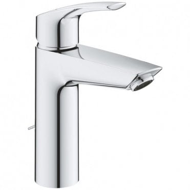 Grohe Euro smart M-Size EcoJoy Basin Mixer Tap With Retractable Chain - Chrome