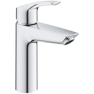 Grohe Euro smart M-Size Smooth Body EcoJoy Basin Mixer Tap - Chrome