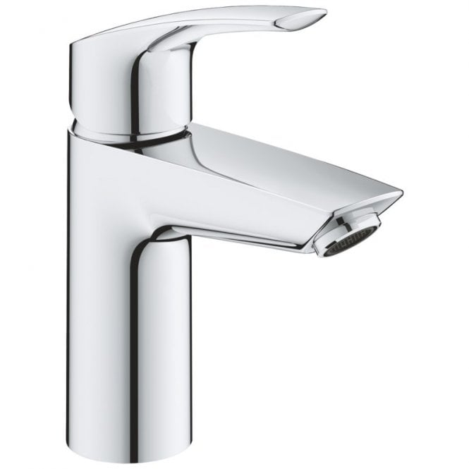 Grohe  Euro smart S-Size Basin Mixer Tap With Chain - Chrome