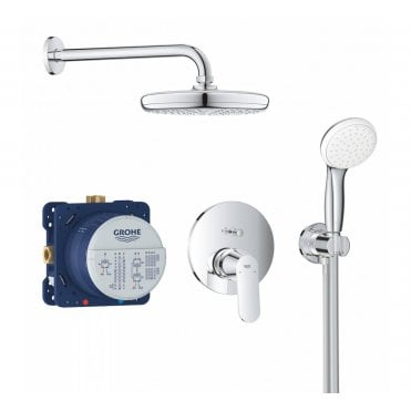 Grohe Eurosmart Cosmopolitan Perfect Shower Set With Tempesta 210 Shower Head & Hand Shower - 25219001