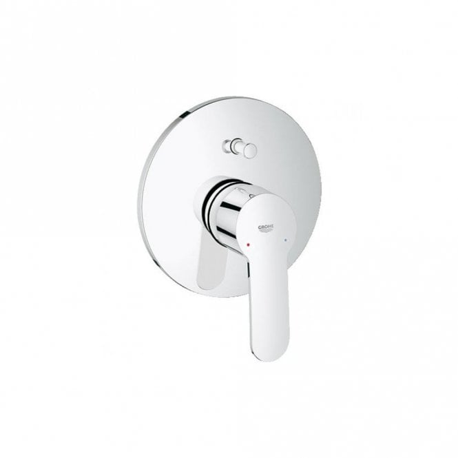 Grohe  Eurostyle Concealed Shower Mixer Trim Set With Single Lever and Diverter - Chrome