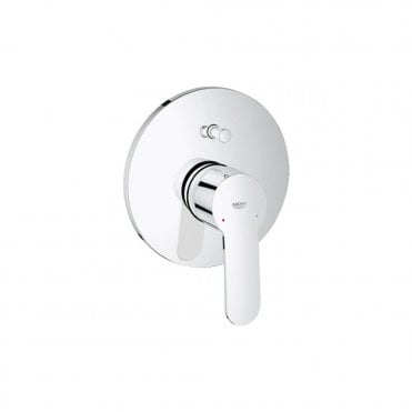 Grohe Eurostyle Concealed Shower Mixer Trim Set With Single Lever and Diverter - Chrome