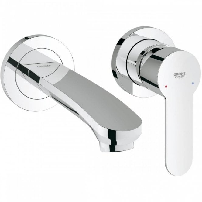 Grohe  Eurostyle Cosmo 2 Hole Basin Mixer Tap - Chrome