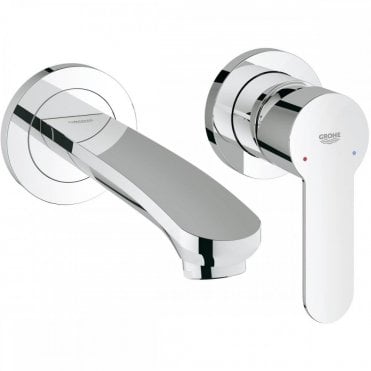 Grohe Eurostyle Cosmo 2 Hole Basin Mixer Tap - Chrome