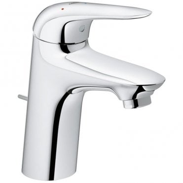 Grohe Eurostyle S Size Basin Mixer Tap With Pop Up Waste - White