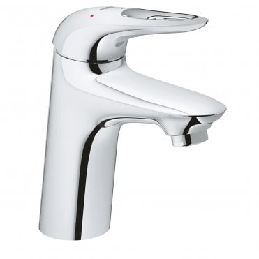 Grohe Eurostyle S Size Cold Start Basin Mixer Tap With Push Waste - Chrome
