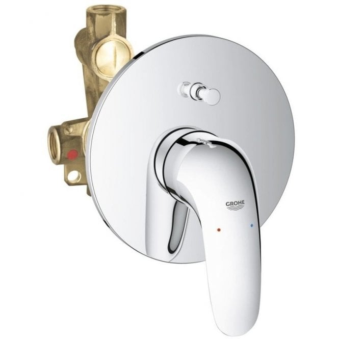 Grohe  Eurostyle Single Lever Bath Shower Mixer Valve - Chrome
