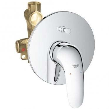Grohe Eurostyle Single Lever Bath Shower Mixer Valve - Chrome