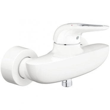 Grohe Eurostyle Single Lever Shower Mixer - White