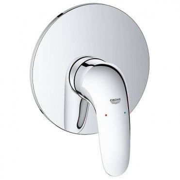 Grohe Eurostyle Solid Single lever shower Mixer Trim Set Without Diverter - Chrome