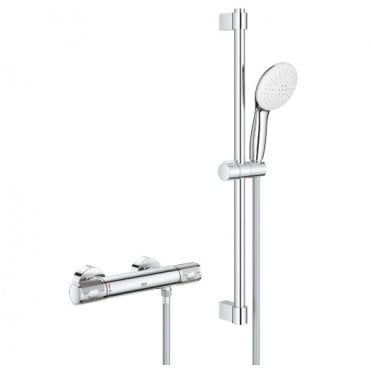 Grohe Grohtherm 1000 Performance Shower Set - 600mm High - Chrome