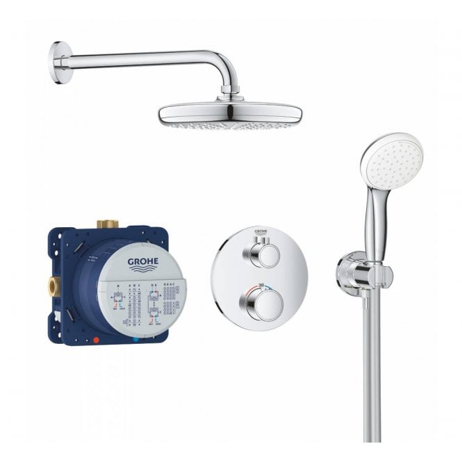 Grohe  Grohtherm Perfect Shower Set With Tempesta 210 Shower Head & Hand Shower - 34727000
