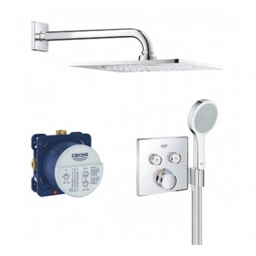 Grohe Grohtherm Smart Control Perfect Shower Set With Rainshower F Series Shower Head - 34742000