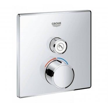 Grohe Grohtherm Smart Control Thermostatic Square Trim For 1 Outlet - 29147000