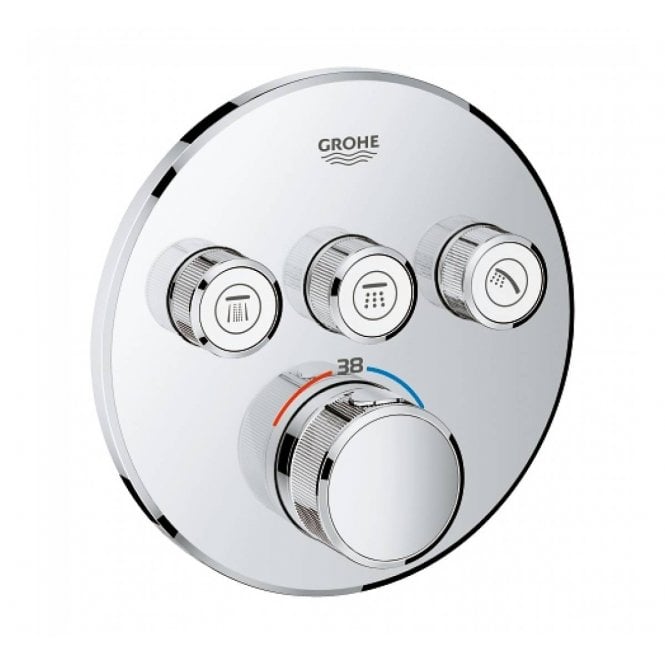 Grohe  Grohtherm Smart Control Thermostatic Trim For 3 Outlets - 29121000