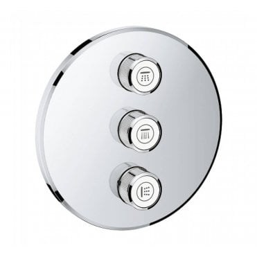 Grohe Grohtherm Smart Control Triple Volume Control Trim - 29122000