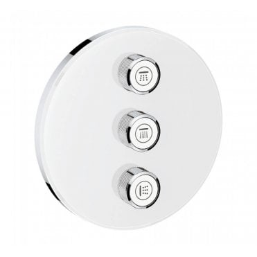 Grohe Grotherm Smart Control Triple Volume Control Trim Moon White - 29152LS0