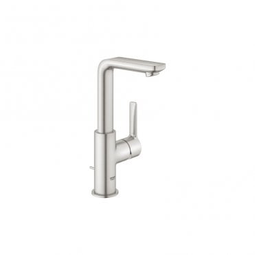 Grohe Lineare L Size Single Lever Basin Mixer Tap - Super steel