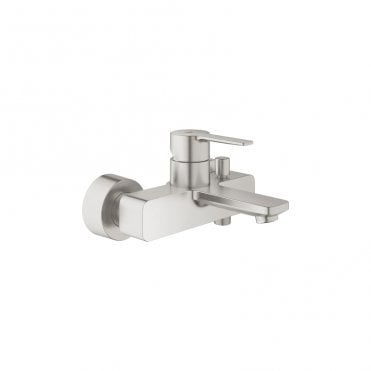 Grohe Lineare Single Lever Bath Shower Mixer Tap - Super steel
